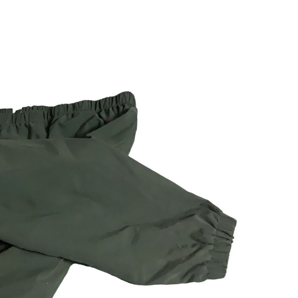 Greg Norman VTG Hooded Lightweight Zip Up Mock Neck Green Shark Jacket Sz Small - Picture 10 of 10